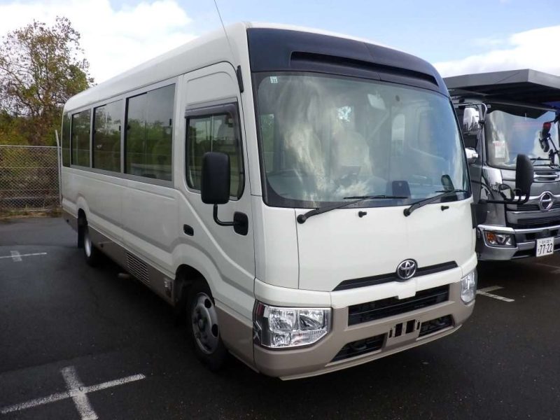 22 Seater Toyota Coaster bus for hire.