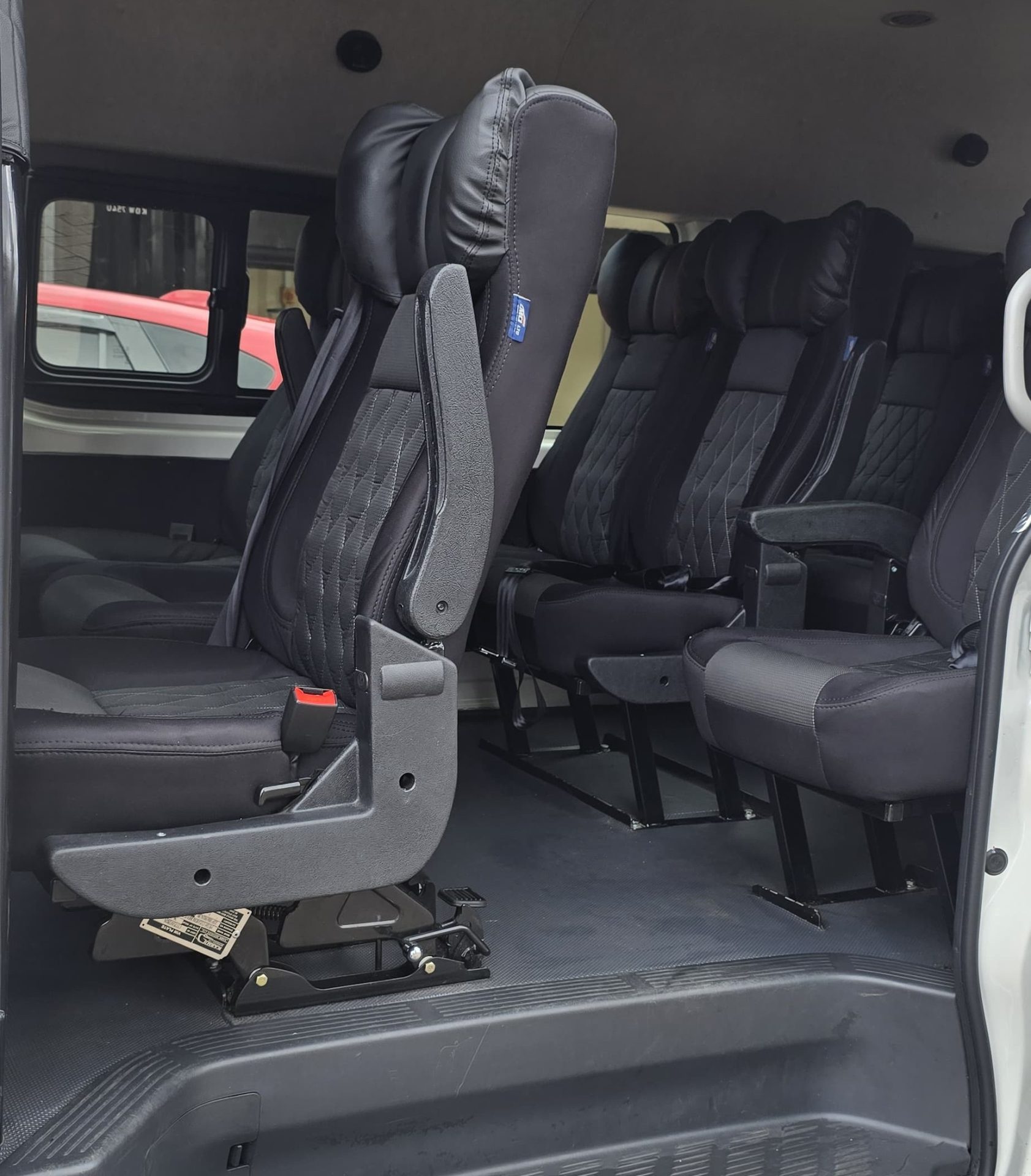 Spacious and comfortable 14-seater van for hire